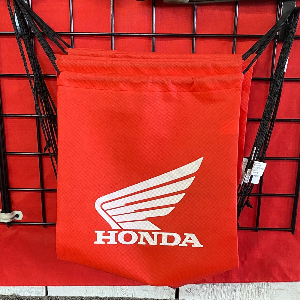 Honda Red Drawstring Bag
